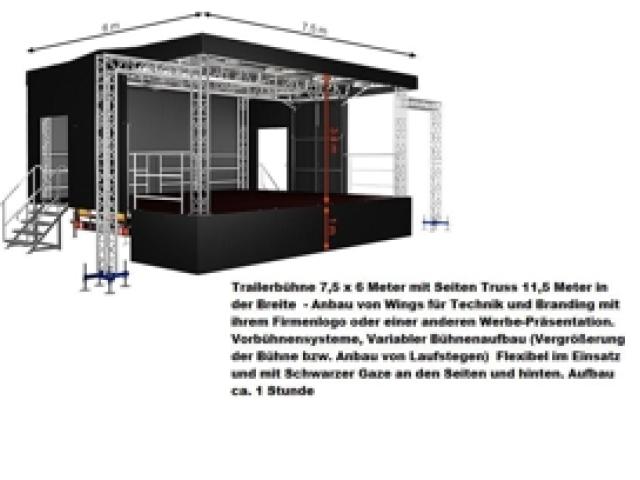 Trailerbühne Bühnenvermietung Berlin/Potsdam Bütec Bühnen pmd-berlin.com - 1